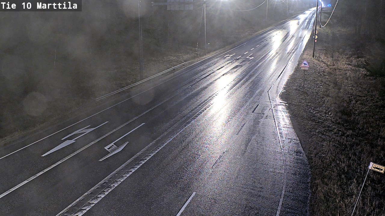 Weather Camera Image Väg 10 S:t Mårtens, Marttila, Varsinais-Suomi