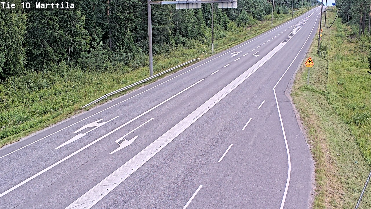 Weather Camera Image Road 10 Marttila, Marttila, Varsinais-Suomi