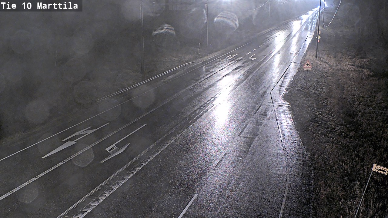 Weather Camera Image Väg 10 S:t Mårtens, Marttila, Varsinais-Suomi