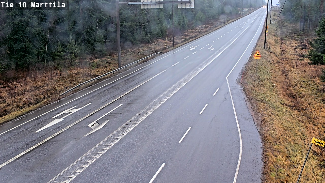 Weather Camera Image Road 10 Marttila, Marttila, Varsinais-Suomi