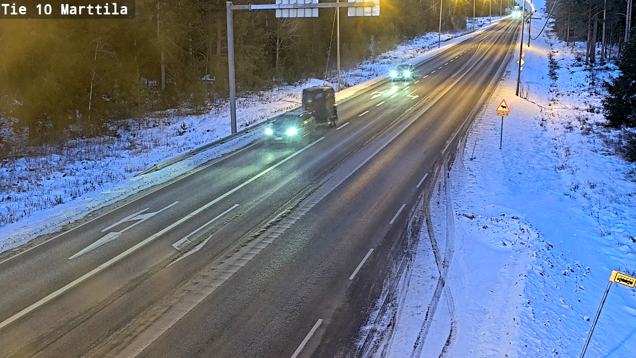 Weather Camera Image Väg 10 S:t Mårtens, Marttila, Varsinais-Suomi