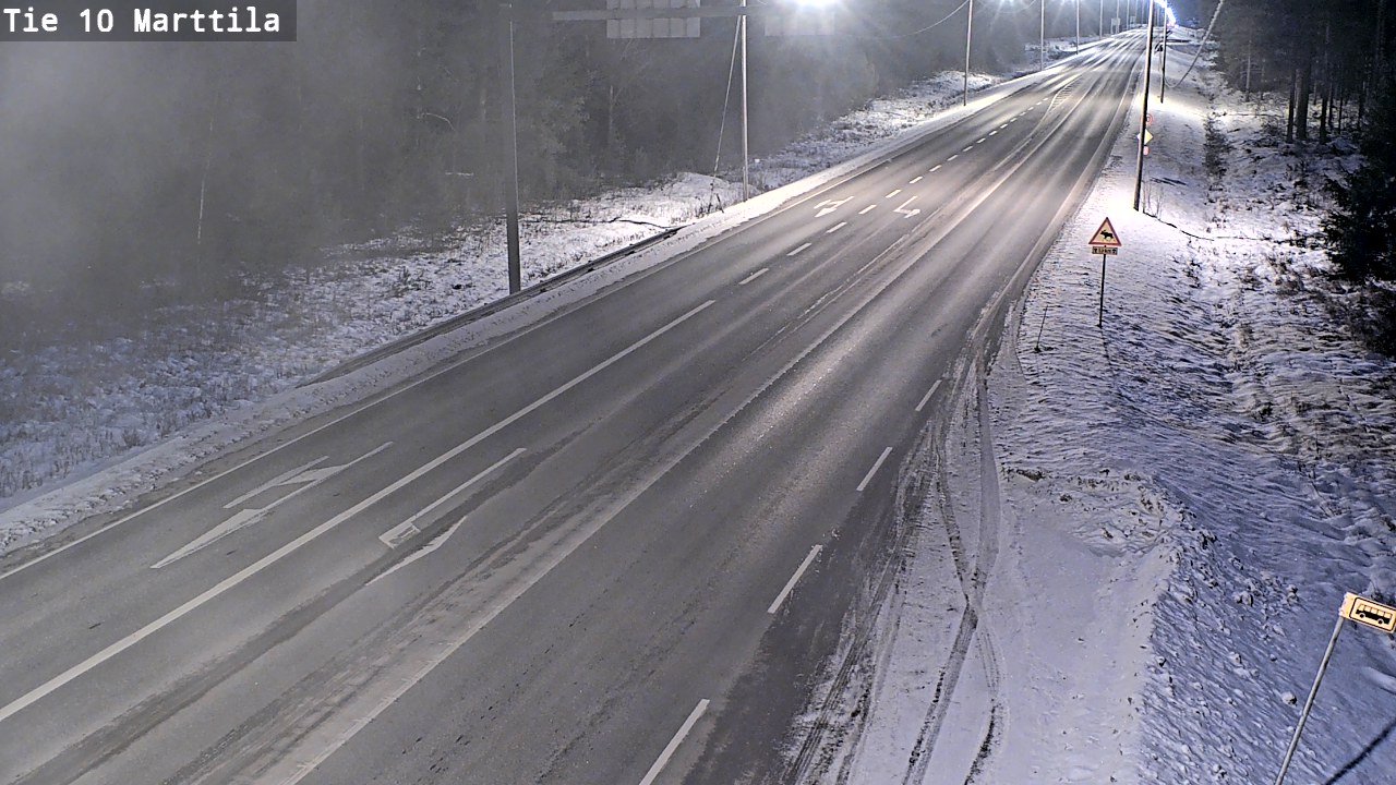 Weather Camera Image Road 10 Marttila, Marttila, Varsinais-Suomi