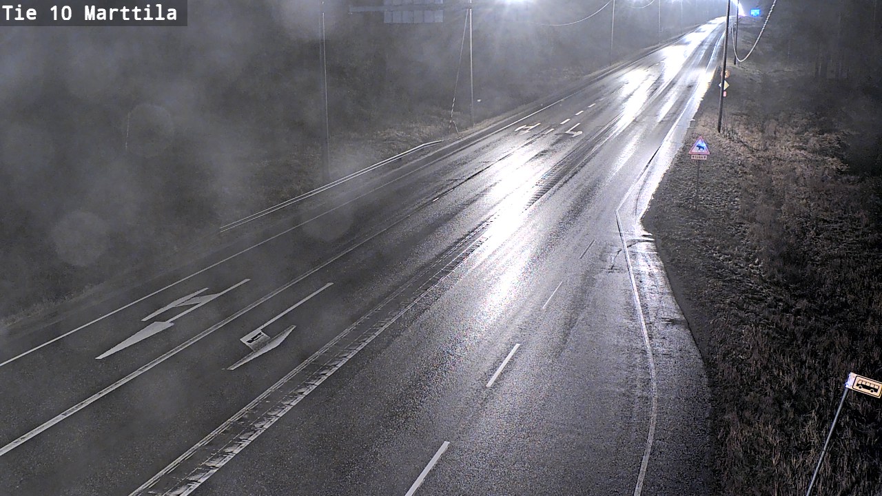 Weather Camera Image Väg 10 S:t Mårtens, Marttila, Varsinais-Suomi