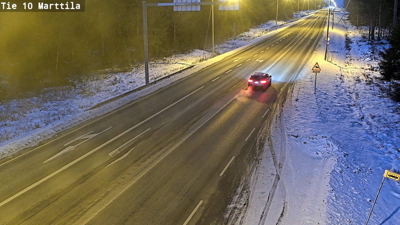 Weather Camera Image Väg 10 S:t Mårtens, Marttila, Varsinais-Suomi