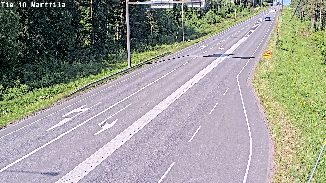 Weather Camera Image Road 10 Marttila, Marttila, Varsinais-Suomi