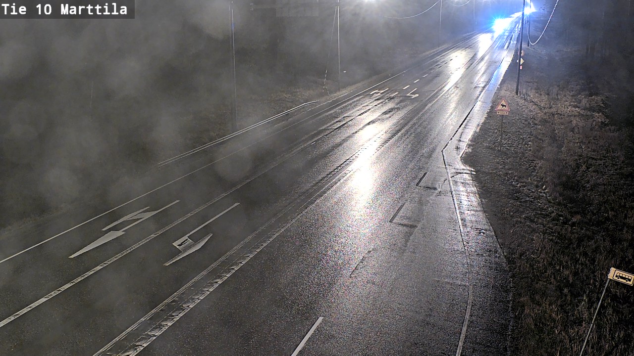 Weather Camera Image Väg 10 S:t Mårtens, Marttila, Varsinais-Suomi