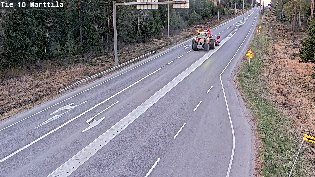 Weather Camera Image Road 10 Marttila, Marttila, Varsinais-Suomi