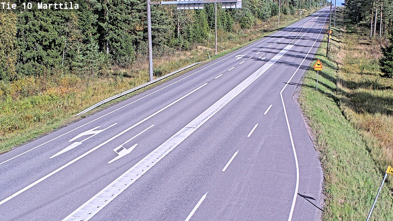 Weather Camera Image Road 10 Marttila, Marttila, Varsinais-Suomi