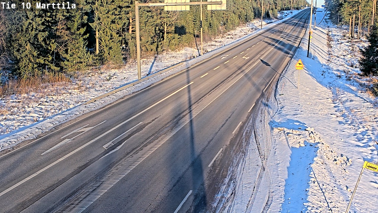Weather Camera Image Väg 10 S:t Mårtens, Marttila, Varsinais-Suomi