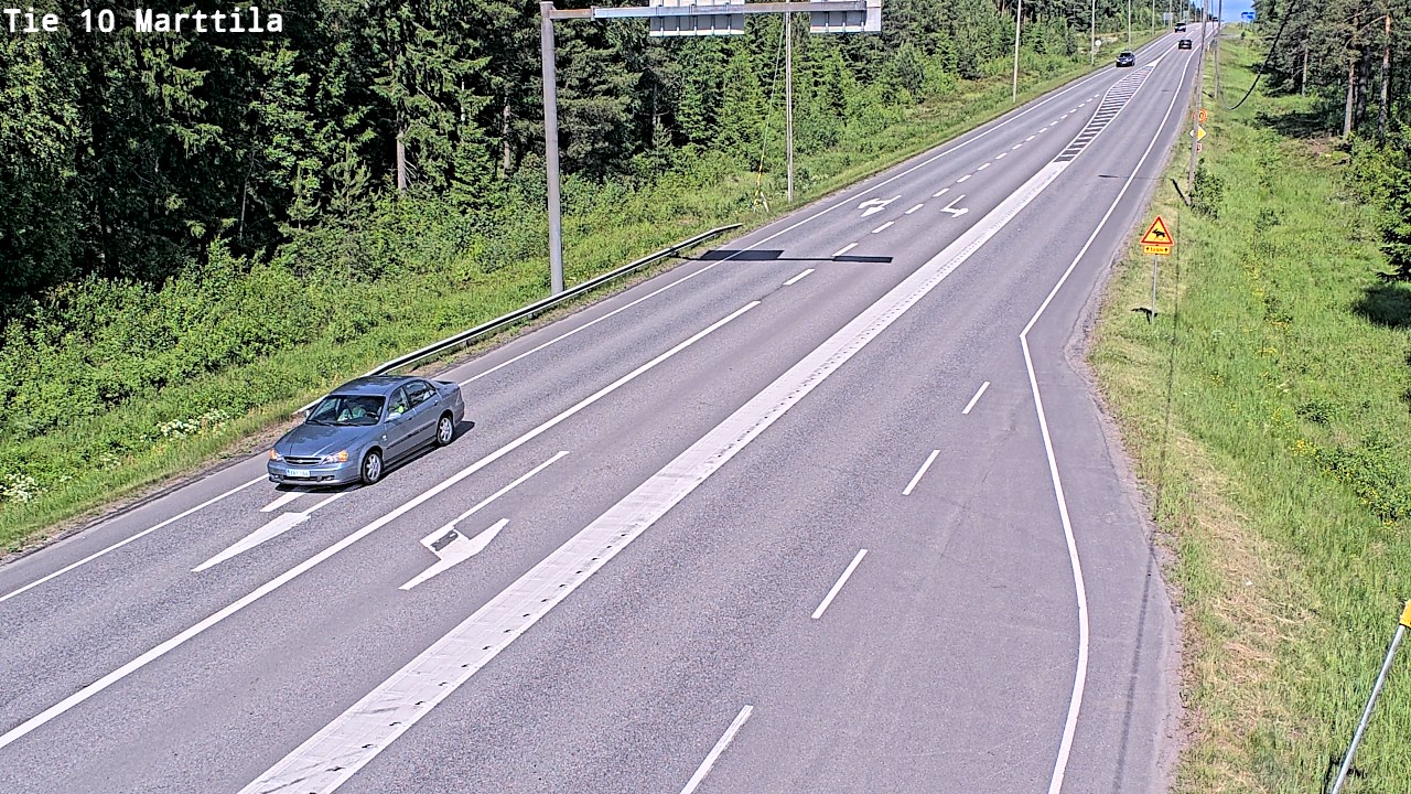 Weather Camera Image Road 10 Marttila, Marttila, Varsinais-Suomi