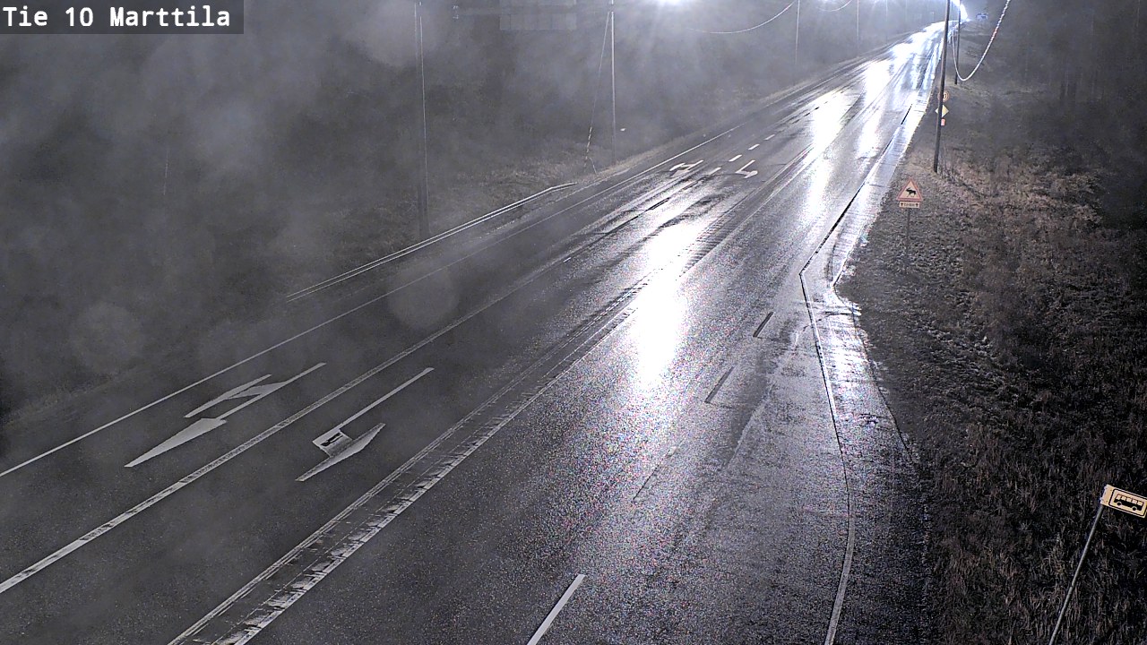 Weather Camera Image Väg 10 S:t Mårtens, Marttila, Varsinais-Suomi