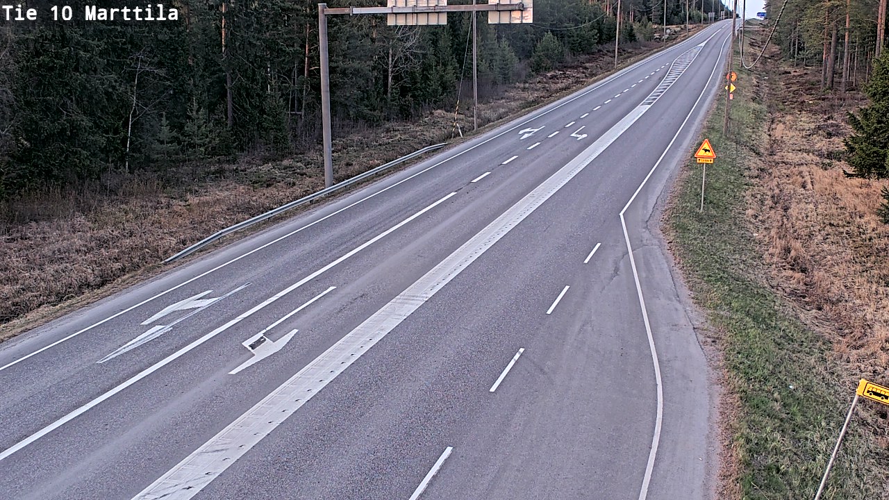 Weather Camera Image Road 10 Marttila, Marttila, Varsinais-Suomi