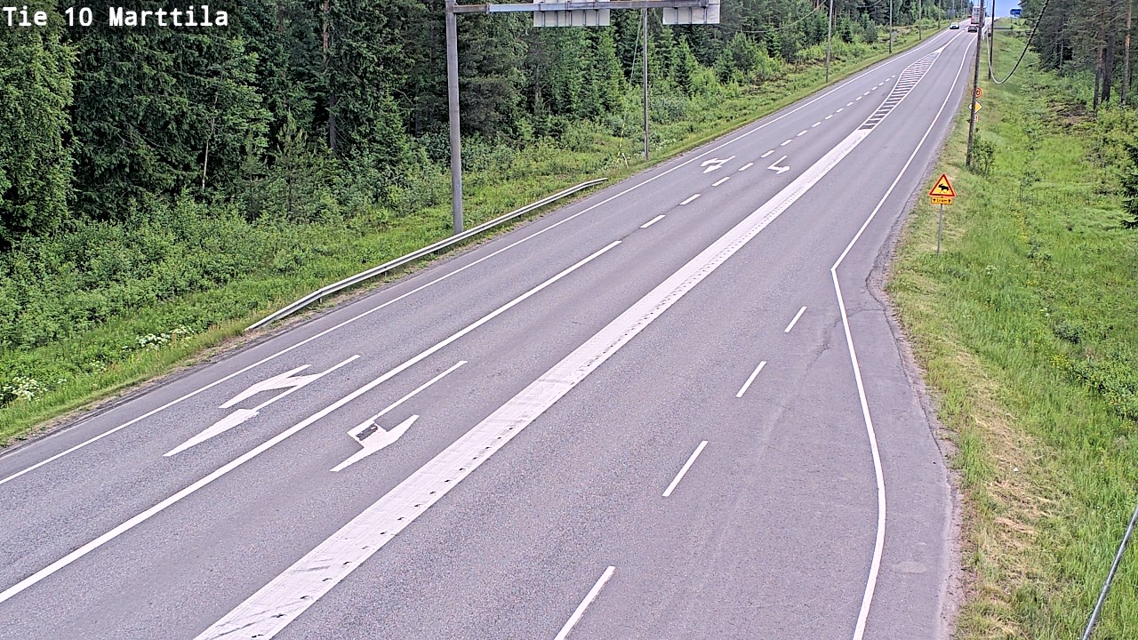 Weather Camera Image Road 10 Marttila, Marttila, Varsinais-Suomi