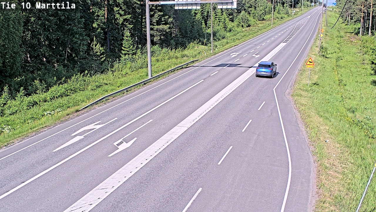 Weather Camera Image Road 10 Marttila, Marttila, Varsinais-Suomi
