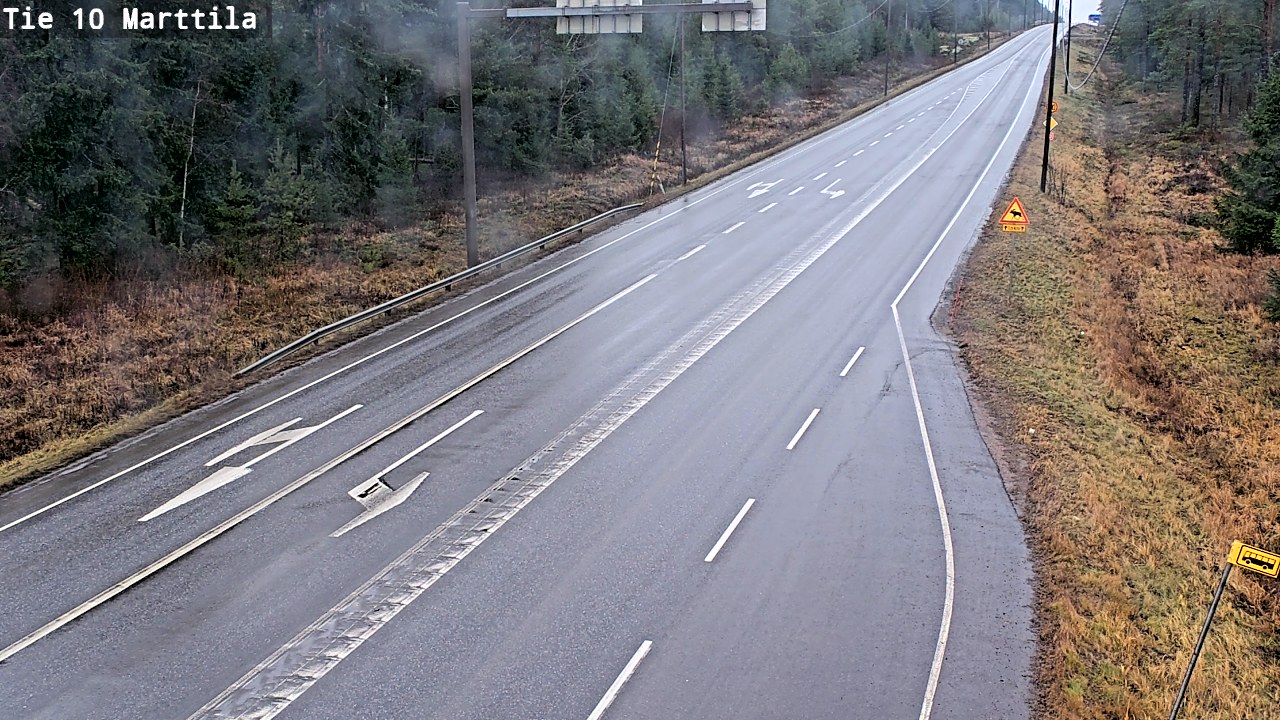 Weather Camera Image Road 10 Marttila, Marttila, Varsinais-Suomi