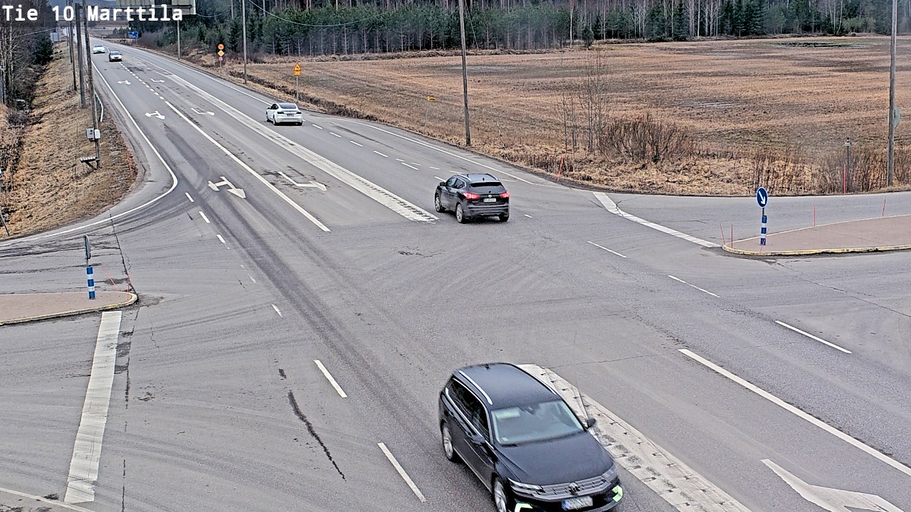 Weather Camera Image Väg 10 S:t Mårtens, Marttila, Varsinais-Suomi