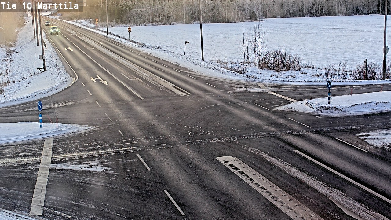 Weather Camera Image Väg 10 S:t Mårtens, Marttila, Varsinais-Suomi