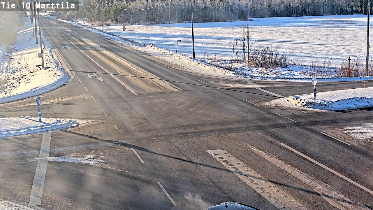 Weather Camera Image Väg 10 S:t Mårtens, Marttila, Varsinais-Suomi