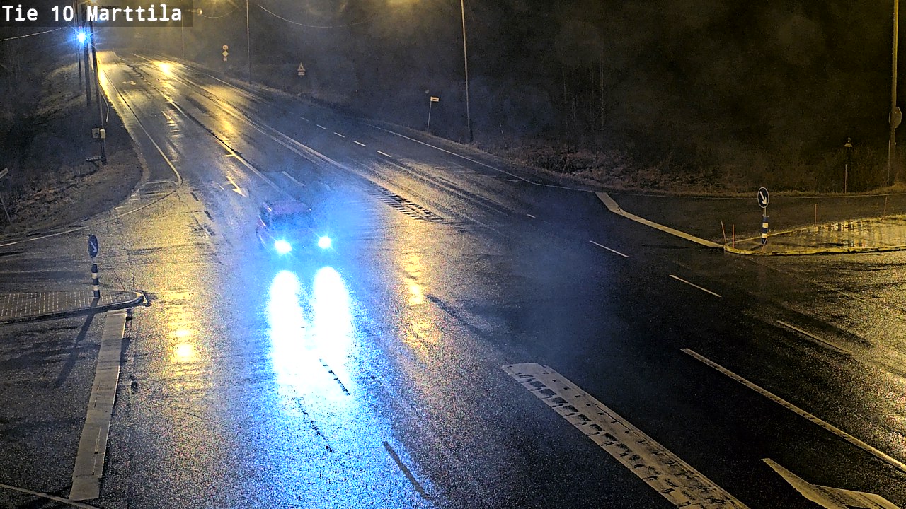 Weather Camera Image Väg 10 S:t Mårtens, Marttila, Varsinais-Suomi