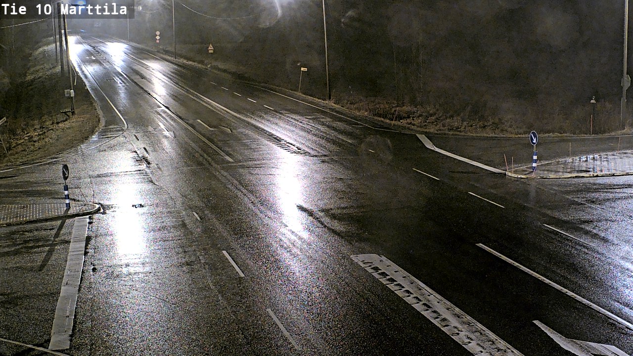 Weather Camera Image Väg 10 S:t Mårtens, Marttila, Varsinais-Suomi