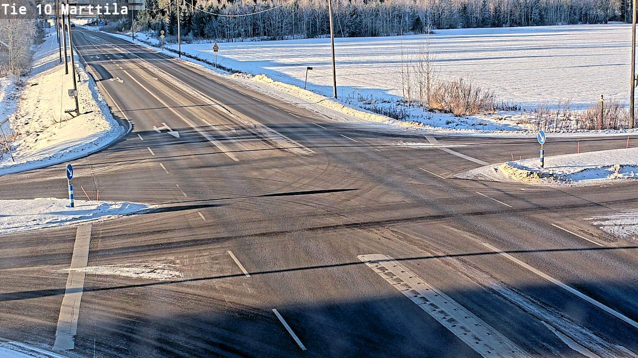 Weather Camera Image Väg 10 S:t Mårtens, Marttila, Varsinais-Suomi