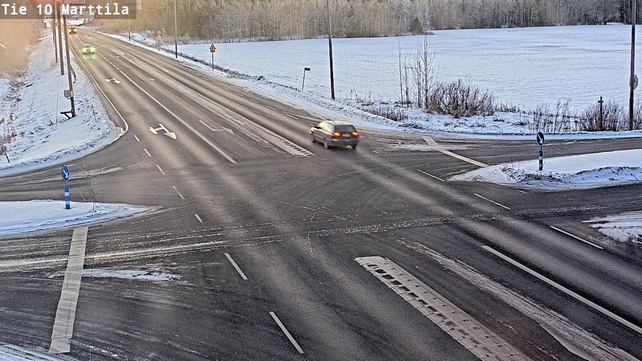 Weather Camera Image Väg 10 S:t Mårtens, Marttila, Varsinais-Suomi