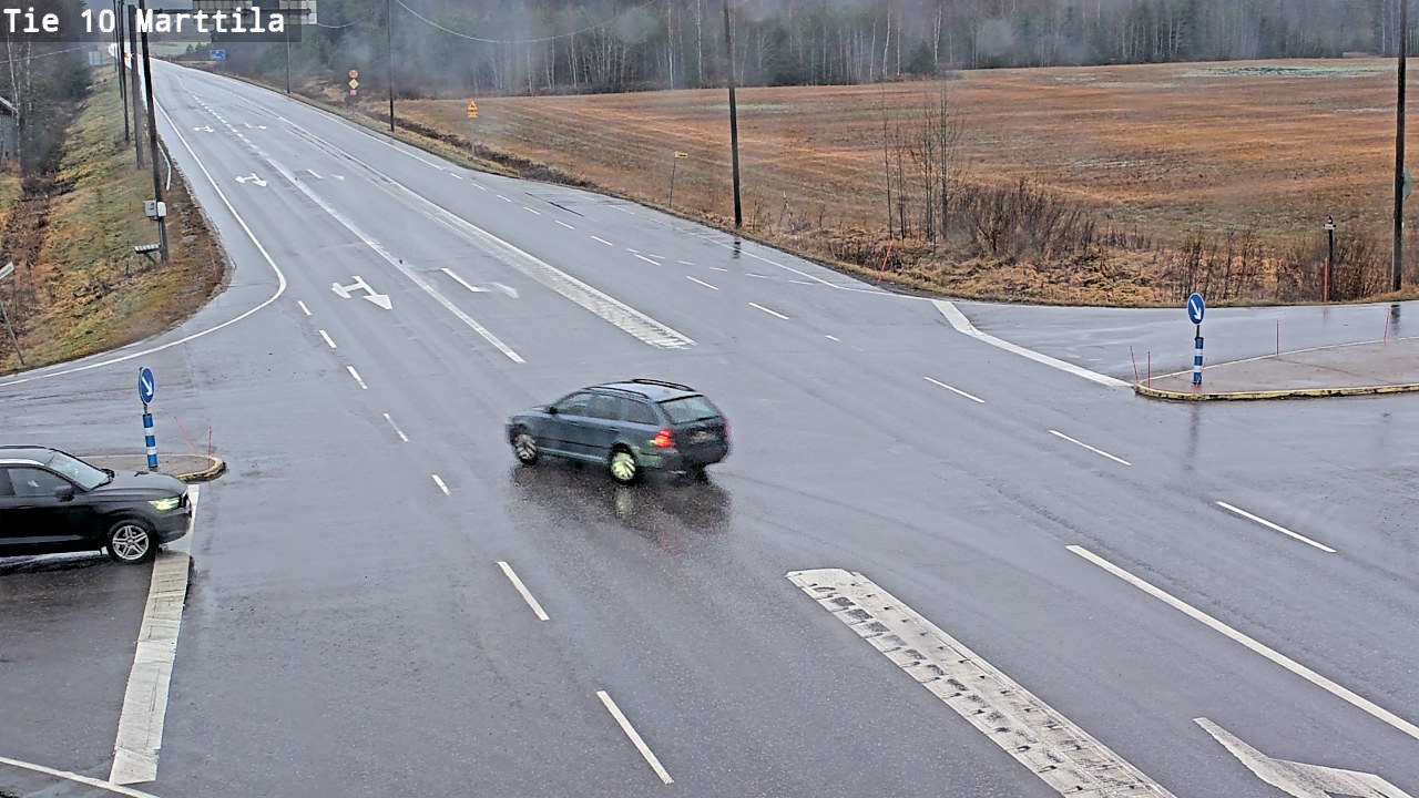Weather Camera Image Väg 10 S:t Mårtens, Marttila, Varsinais-Suomi