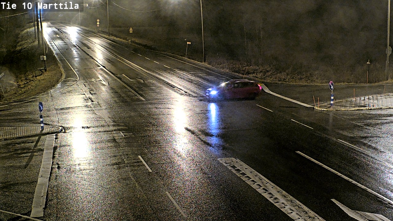 Weather Camera Image Väg 10 S:t Mårtens, Marttila, Varsinais-Suomi