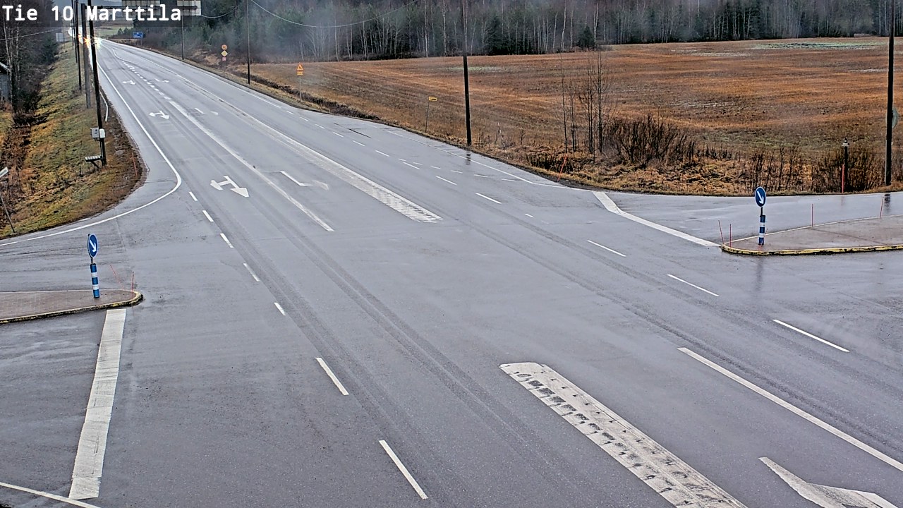 Weather Camera Image Väg 10 S:t Mårtens, Marttila, Varsinais-Suomi