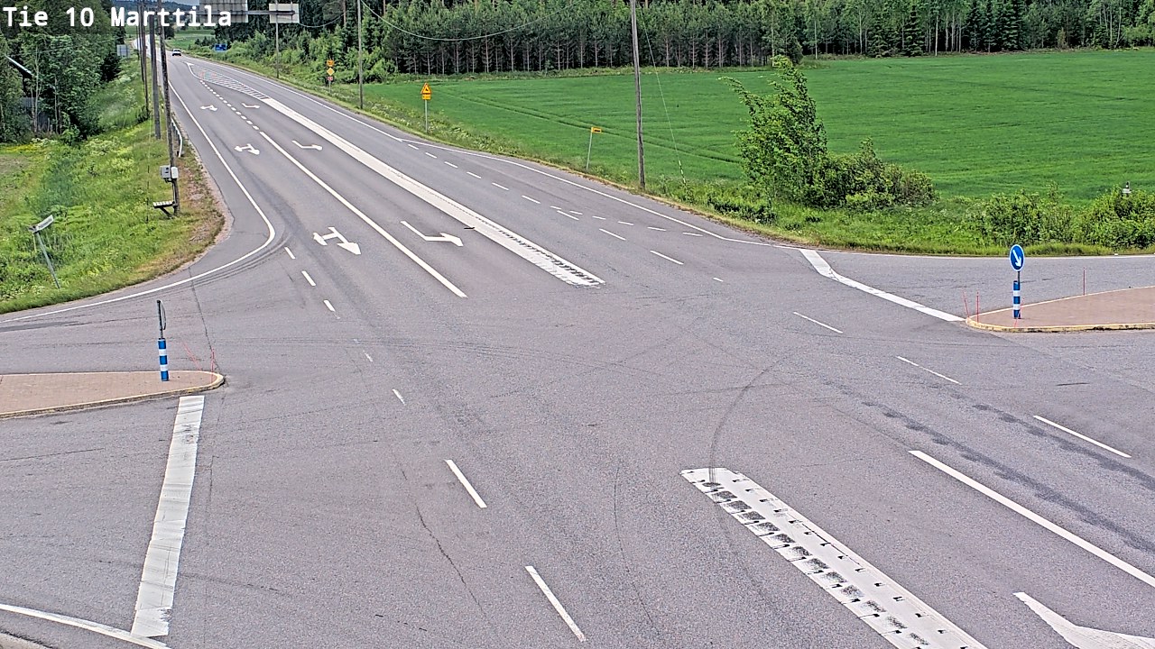 Weather Camera Image Road 10 Marttila, Marttila, Varsinais-Suomi