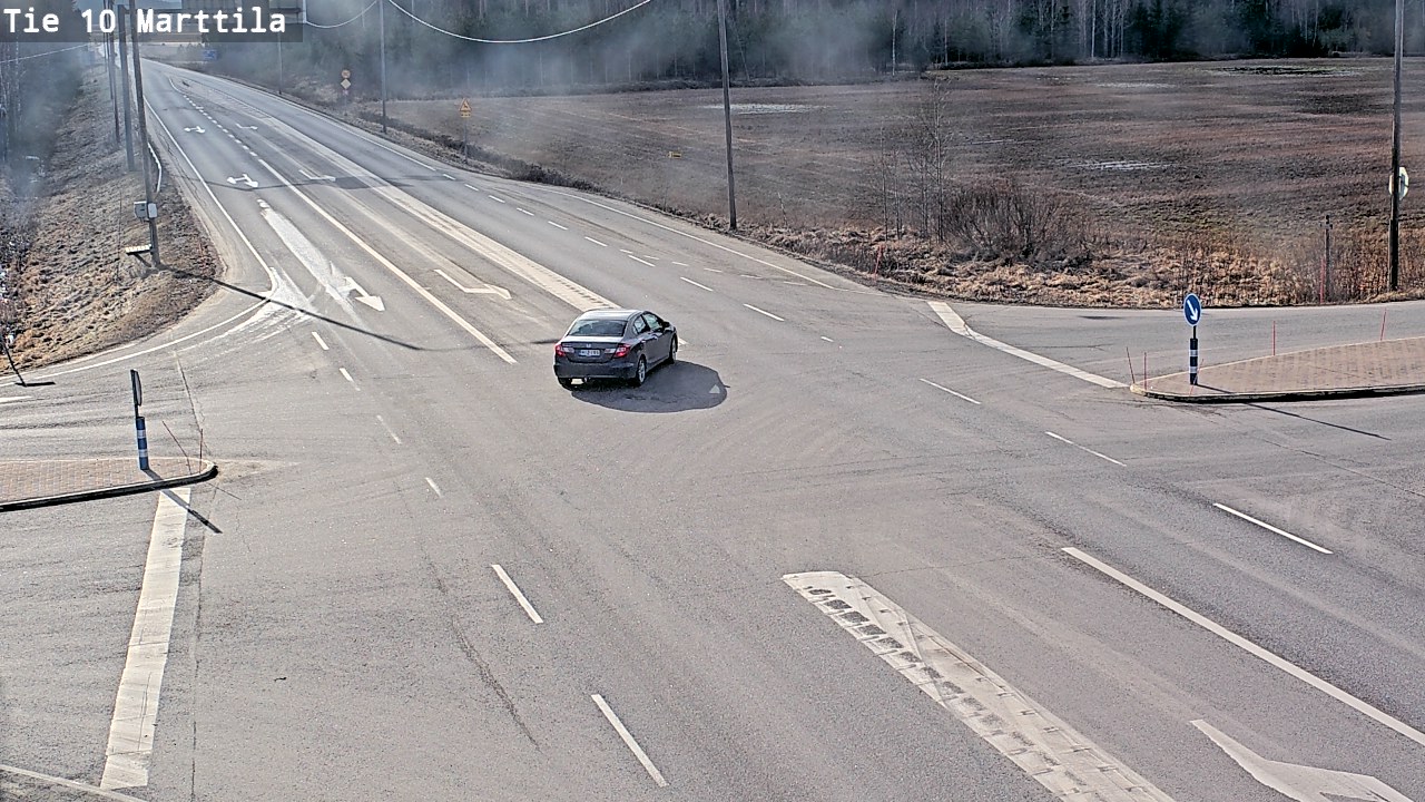 Weather Camera Image Road 10 Marttila, Marttila, Varsinais-Suomi