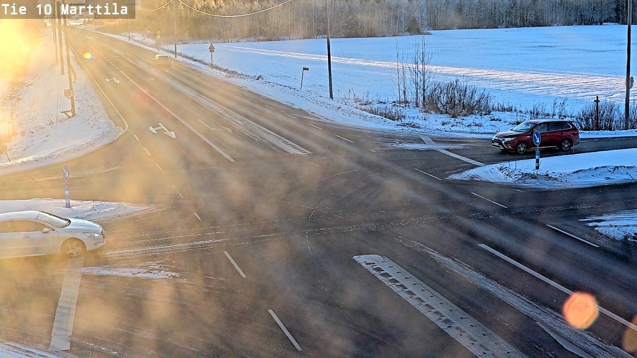 Weather Camera Image Väg 10 S:t Mårtens, Marttila, Varsinais-Suomi