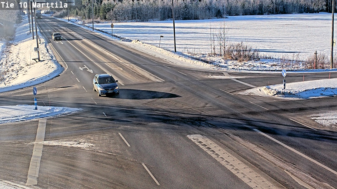Weather Camera Image Väg 10 S:t Mårtens, Marttila, Varsinais-Suomi