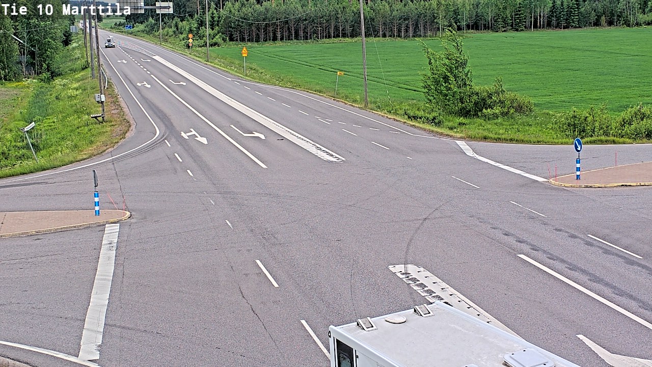 Weather Camera Image Väg 10 S:t Mårtens, Marttila, Varsinais-Suomi
