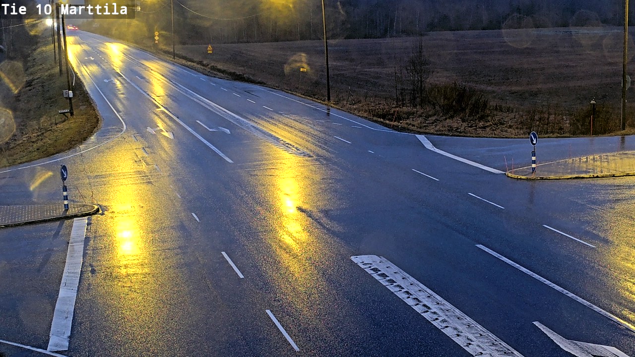 Weather Camera Image Väg 10 S:t Mårtens, Marttila, Varsinais-Suomi