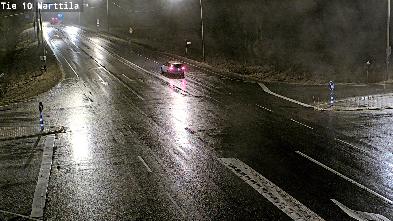 Weather Camera Image Väg 10 S:t Mårtens, Marttila, Varsinais-Suomi