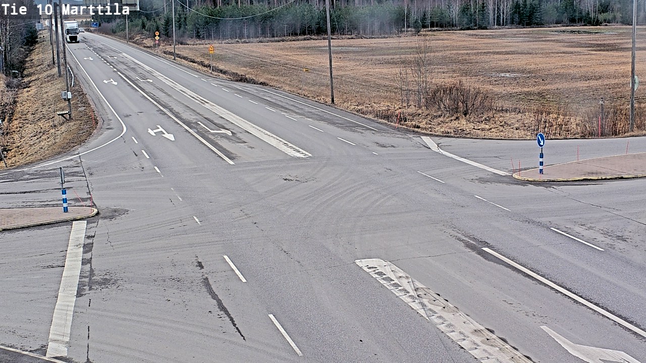 Weather Camera Image Väg 10 S:t Mårtens, Marttila, Varsinais-Suomi