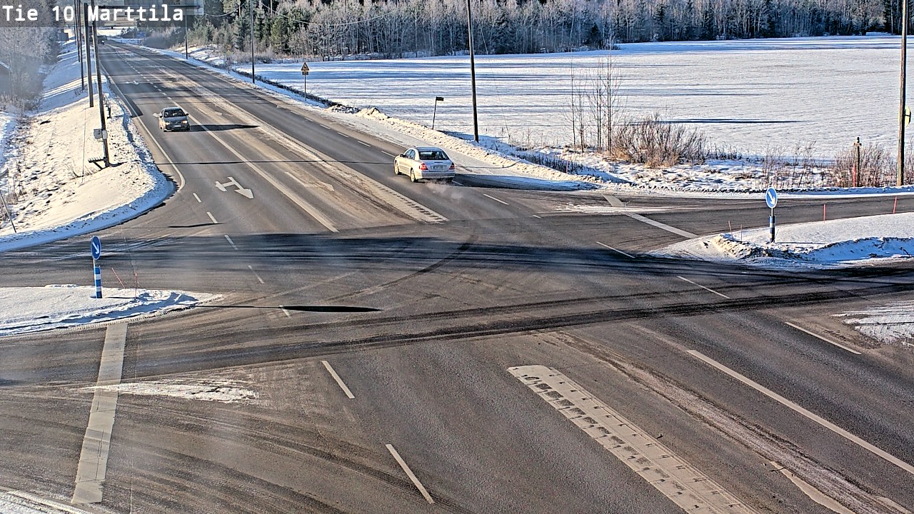 Weather Camera Image Väg 10 S:t Mårtens, Marttila, Varsinais-Suomi