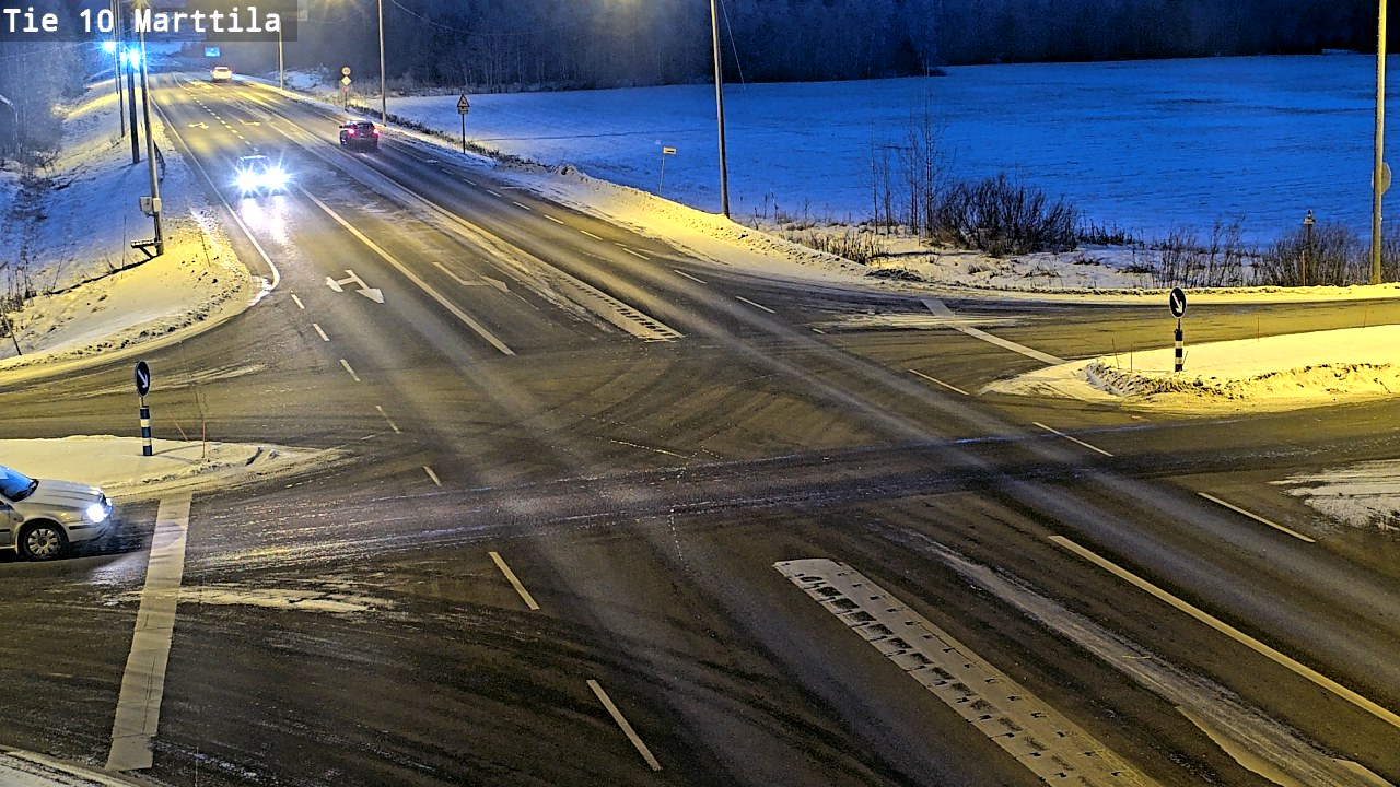 Weather Camera Image Väg 10 S:t Mårtens, Marttila, Varsinais-Suomi