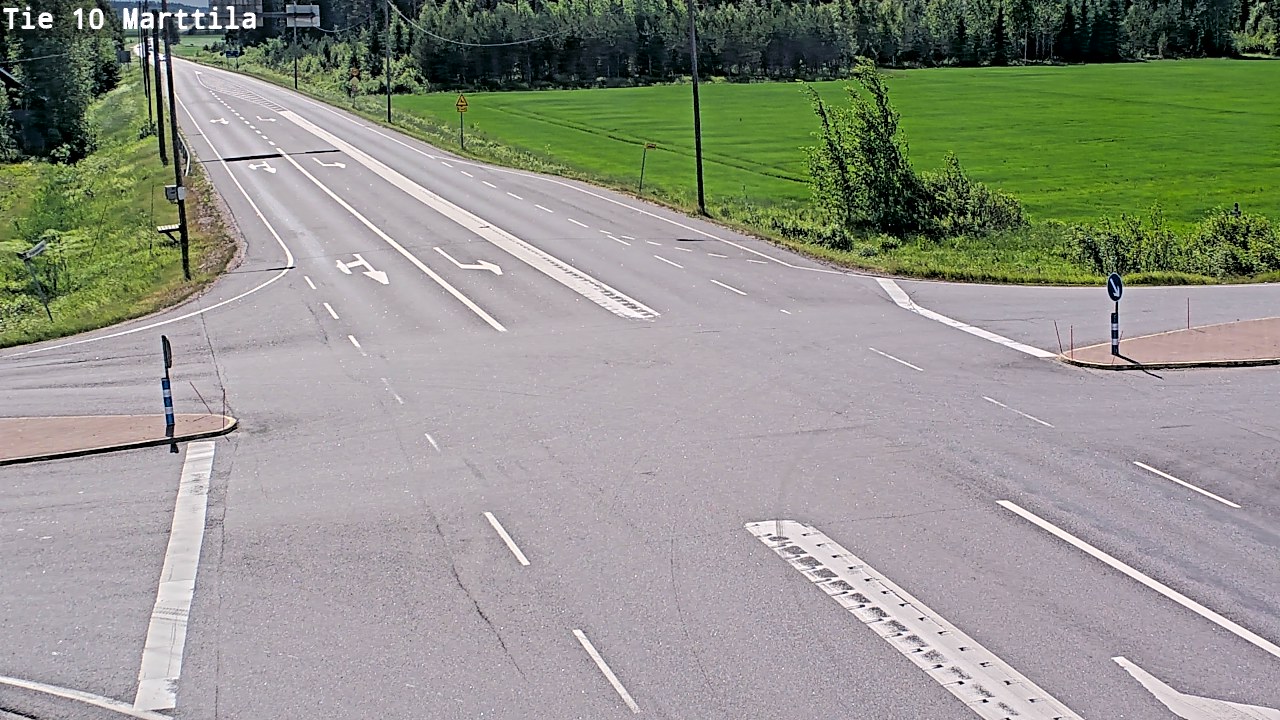 Weather Camera Image Road 10 Marttila, Marttila, Varsinais-Suomi