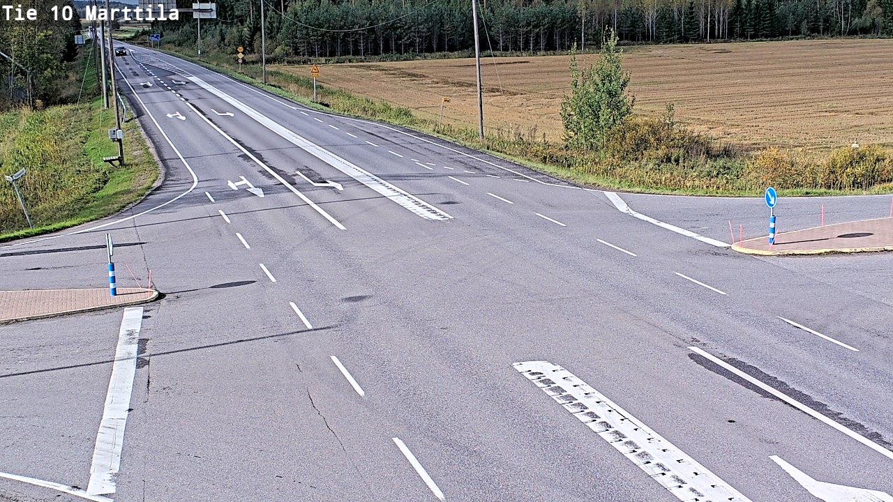 Weather Camera Image Road 10 Marttila, Marttila, Varsinais-Suomi