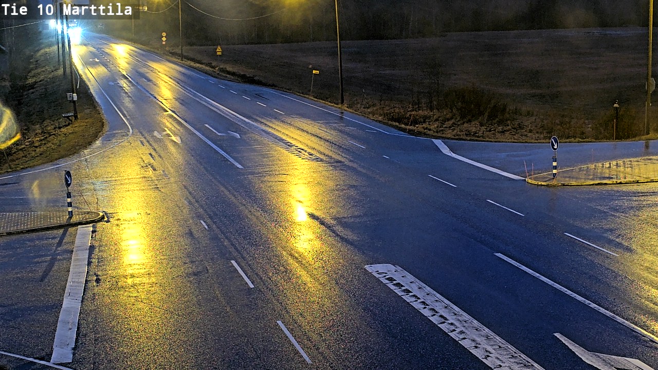 Weather Camera Image Väg 10 S:t Mårtens, Marttila, Varsinais-Suomi