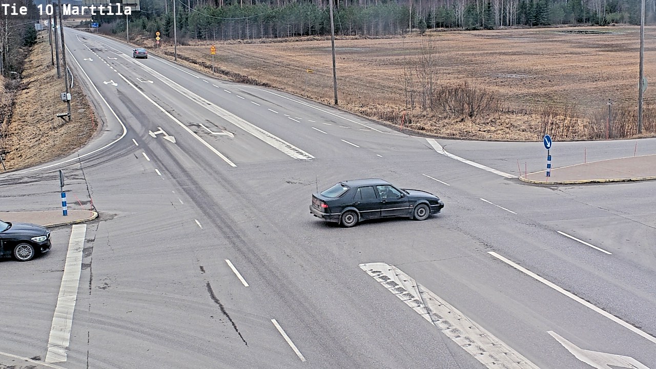 Weather Camera Image Väg 10 S:t Mårtens, Marttila, Varsinais-Suomi