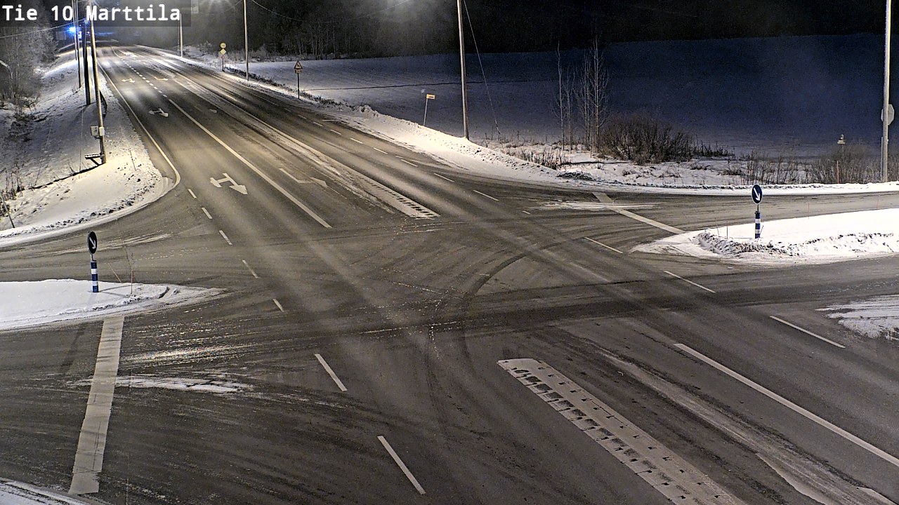 Weather Camera Image Väg 10 S:t Mårtens, Marttila, Varsinais-Suomi