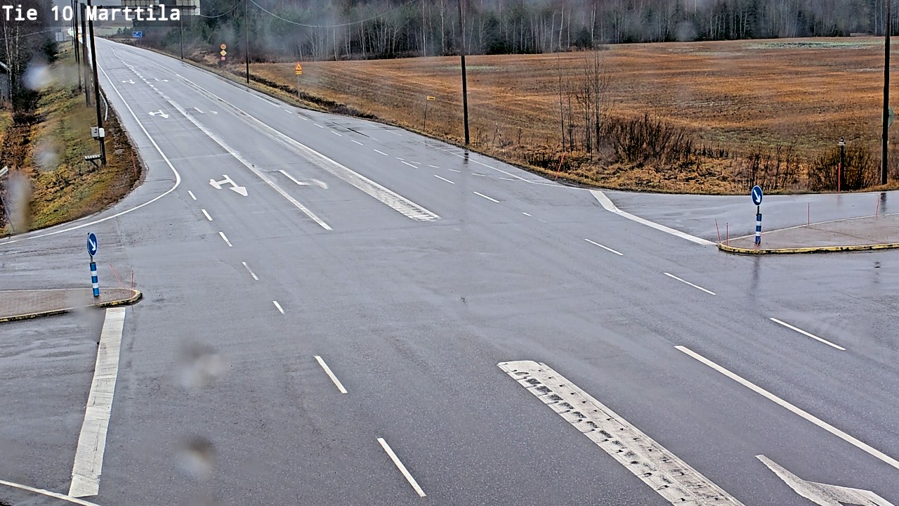 Weather Camera Image Väg 10 S:t Mårtens, Marttila, Varsinais-Suomi
