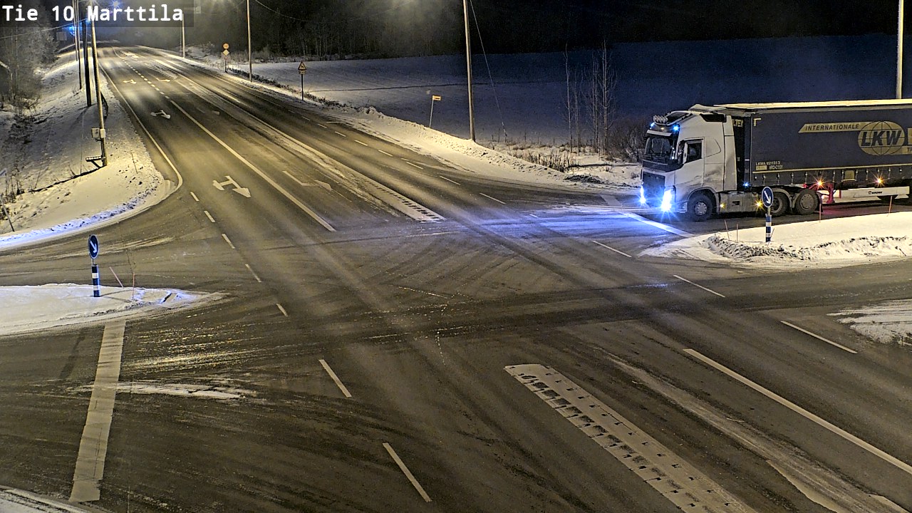 Weather Camera Image Väg 10 S:t Mårtens, Marttila, Varsinais-Suomi