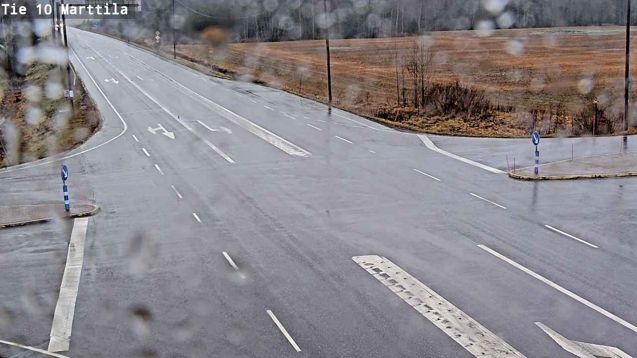 Weather Camera Image Väg 10 S:t Mårtens, Marttila, Varsinais-Suomi