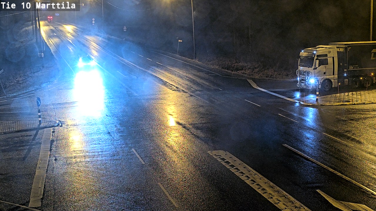 Weather Camera Image Väg 10 S:t Mårtens, Marttila, Varsinais-Suomi