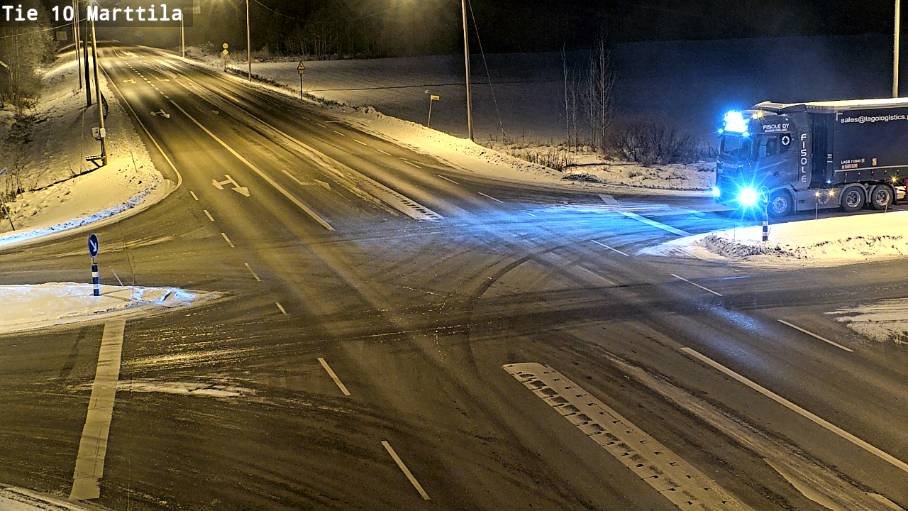 Weather Camera Image Väg 10 S:t Mårtens, Marttila, Varsinais-Suomi