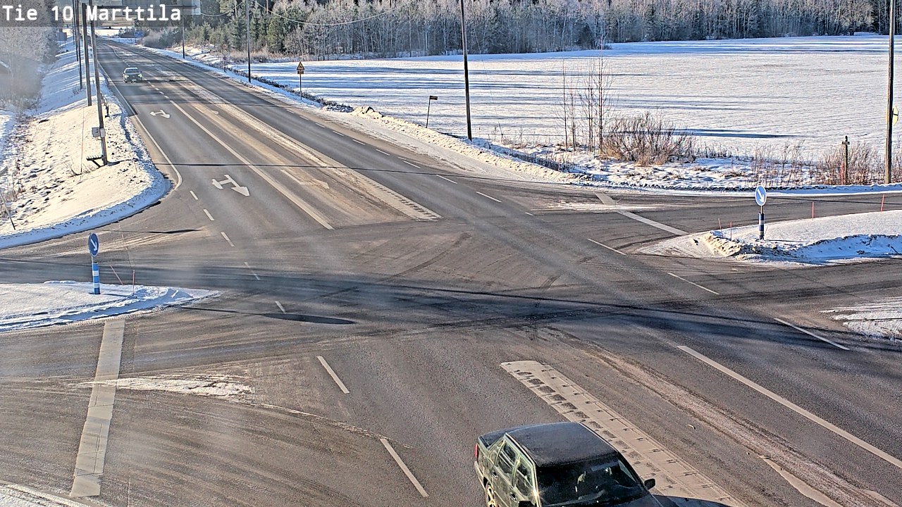 Weather Camera Image Väg 10 S:t Mårtens, Marttila, Varsinais-Suomi